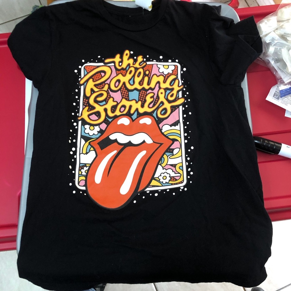"Rolling Stones" 2022 Black T-shirt
